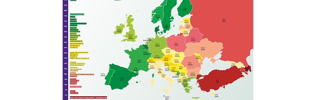 Молдова поднялась на 14 позиций в рейтинге Rainbow Europe Index по правам LGBTQI+