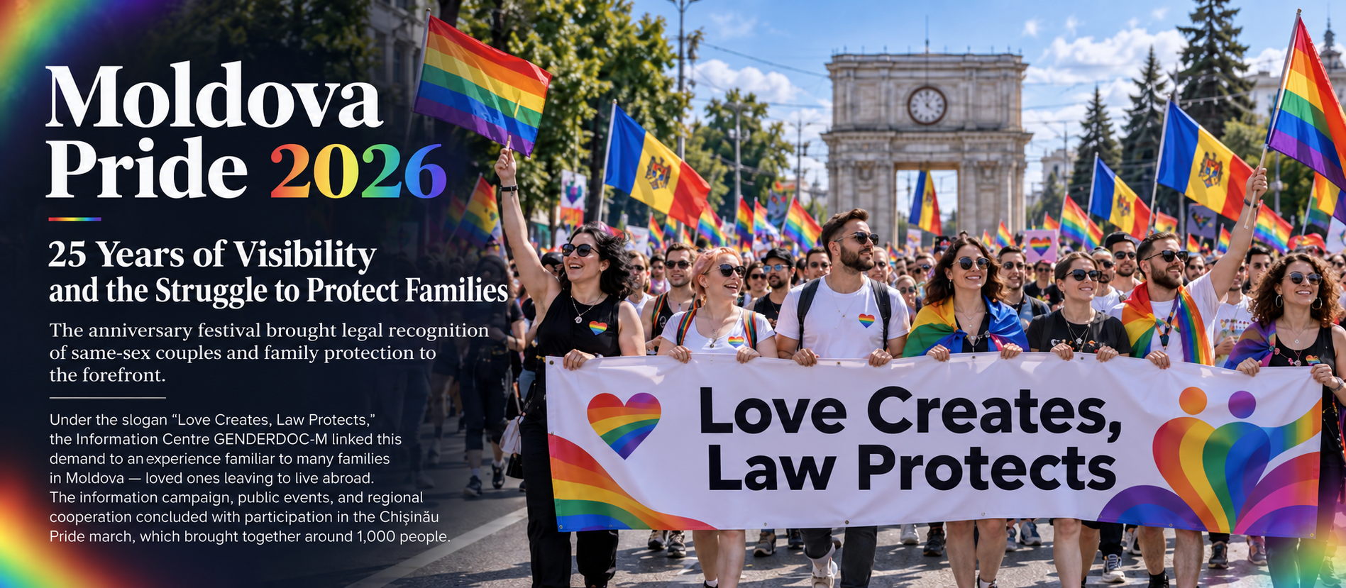Moldova Pride 2026: 25 Editions of Visibility and Advocacy for Family Protection